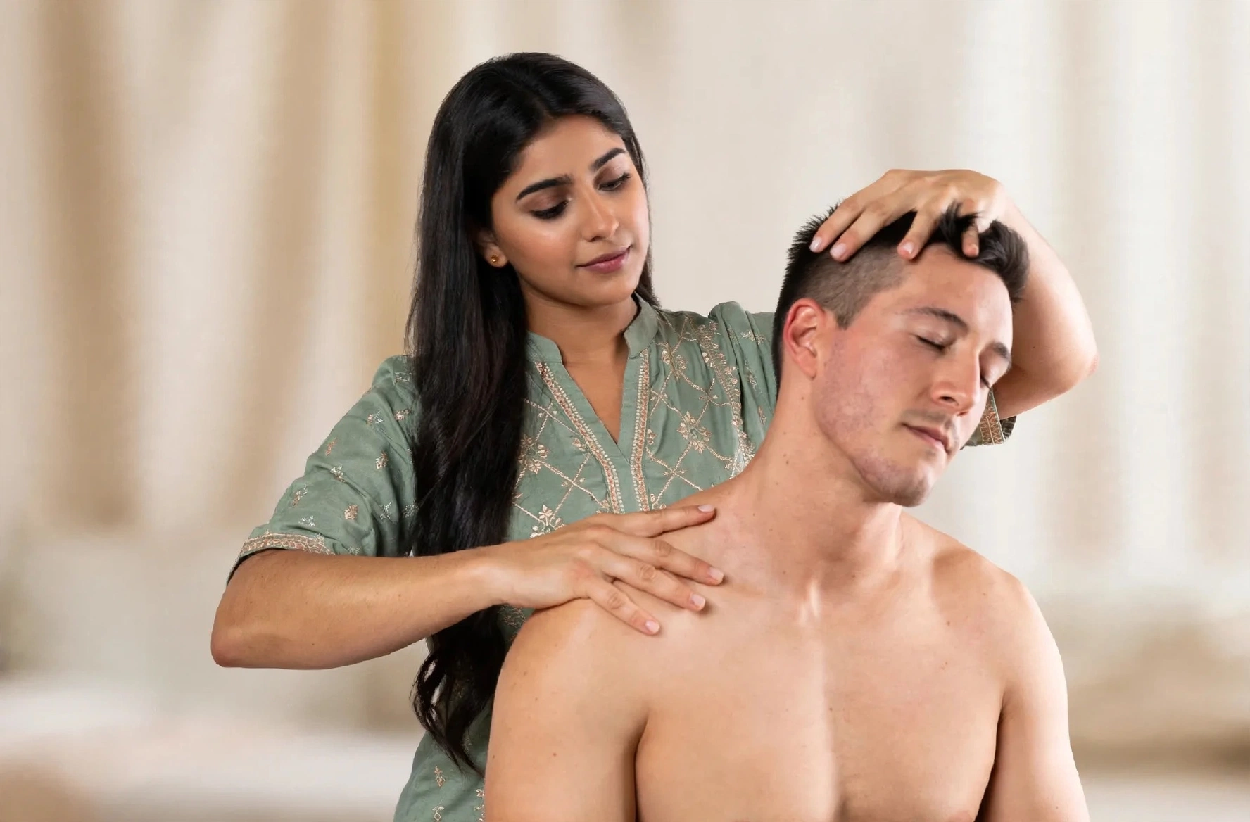 Head Physiotherapy / Head Massage